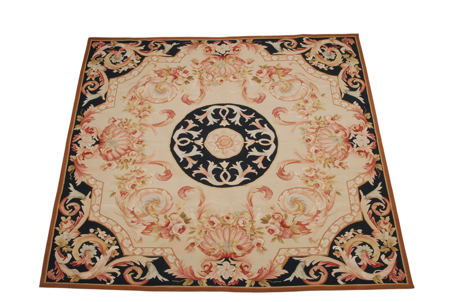 Arazzo / Aubusson Pekin (Hand Made) 210x198 CM (Galleriafarah1970)