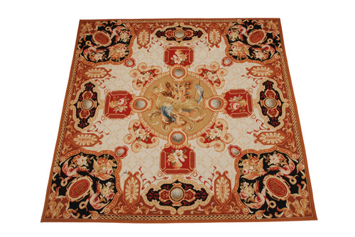 Arazzo / Aubusson Pekin (Hand Made) 206x200 CM (Galleriafarah1970)
