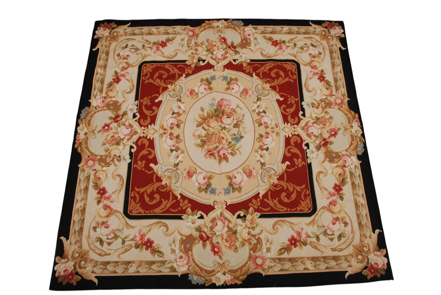 Arazzo / Aubusson Pekin (Hand Made) 210x199 CM (Galleriafarah1970)