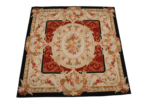 Arazzo / Aubusson Pekin (Hand Made) 210x199 CM (Galleriafarah1970)