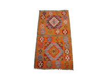 Carica l'immagine nel visualizzatore di Gallery, Original Hand Made Rustic Kilim / Afganistan Origin 104x56 CM (Galleriafarah1970) 
