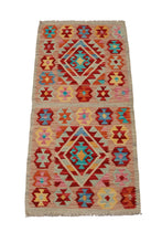 Carica l'immagine nel visualizzatore di Gallery, Original Hand Made Rustic Kilim / Afganistan Origin 108x57 CM (Galleriafarah1970) 
