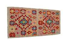 Carica l'immagine nel visualizzatore di Gallery, Original Hand Made Rustic Kilim / Afganistan Origin 108x57 CM (Galleriafarah1970) 
