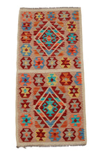 Load image into Gallery viewer, Original Hand Made Rustic Kilim / Afganistan Origin 108x51 CM (Galleriafarah1970) 
