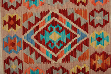 Lade das Bild in den Galerie-Viewer, Original Hand Made Rustic Kilim / Afganistan Origin 108x51 CM (Galleriafarah1970) 
