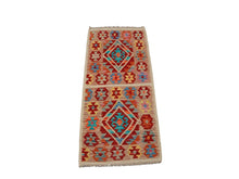 Load image into Gallery viewer, Original Hand Made Rustic Kilim / Afganistan Origin 113x52 CM (Galleriafarah1970) 
