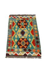 Carica l'immagine nel visualizzatore di Gallery, Kilim Kaudani Afganistan 90x63 CM (Galleriafarah1970) 
