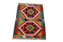 Carica l'immagine nel visualizzatore di Gallery, Kilim Kaudani Afganistan 86x61 CM (Galleriafarah1970) 
