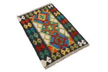 Lade das Bild in den Galerie-Viewer, Kilim Kaudani Afganistan 90x63 CM (Galleriafarah1970) 
