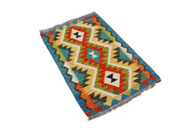 Carica l'immagine nel visualizzatore di Gallery, Kilim Kaudani Afganistan 92x62 CM (Galleriafarah1970) 
