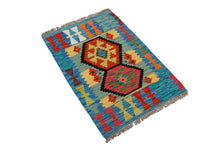 Carica l'immagine nel visualizzatore di Gallery, Kilim Kaudani Afganistan 95x65 CM (Galleriafarah1970) 
