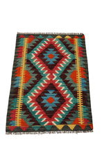 Lade das Bild in den Galerie-Viewer, Kilim Kaudani Afganistan 90x65 CM (Galleriafarah1970) 
