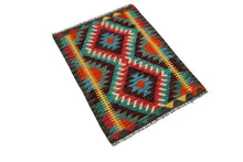 Lade das Bild in den Galerie-Viewer, Kilim Kaudani Afganistan 90x65 CM (Galleriafarah1970) 
