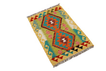 Carica l'immagine nel visualizzatore di Gallery, Kilim Kaudani Afganistan 93x60 CM (Galleriafarah1970) 
