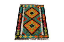 Carica l'immagine nel visualizzatore di Gallery, Kilim Kaudani Afganistan 90x63 CM (Galleriafarah1970) 
