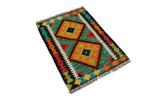 Carica l'immagine nel visualizzatore di Gallery, Kilim Kaudani Afganistan 90x63 CM (Galleriafarah1970) 
