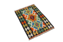 Carica l'immagine nel visualizzatore di Gallery, Kilim Kaudani Afganistan 93x63 CM (Galleriafarah1970) 
