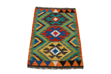Carica l'immagine nel visualizzatore di Gallery, Kilim Kaudani Afganistan 92x62 CM (Galleriafarah1970) 
