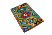 Lade das Bild in den Galerie-Viewer, Kilim Kaudani Afganistan 92x62 CM (Galleriafarah1970) 
