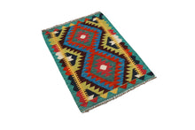 Lade das Bild in den Galerie-Viewer, Kilim Kaudani Afganistan 88x62 CM (Galleriafarah1970) 
