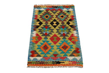 Lade das Bild in den Galerie-Viewer, Kilim Kaudani Afganistan 90x60 CM (Galleriafarah1970) 
