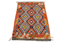 Lade das Bild in den Galerie-Viewer, Kilim Kaudani Afganistan 125x80 CM (Galleriafarah1970) 
