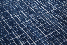 Carica l&#39;immagine nel visualizzatore di Gallery, DENVER BLUE 190X133 Tappeti Arredo | Tappeto di Design Moderno | Soggiorno, Salotto, Camera da Letto
