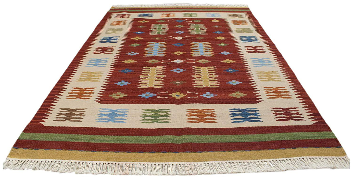 Kilim Autentico, Originale e Fatto a Mano 180x120 CM 