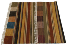 Carica l&#39;immagine nel visualizzatore di Gallery, kilim originale Occasion lana cotone (60x45 CM) - Galleria Farah197
