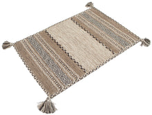 Lade das Bild in den Galerie-Viewer, Kilim Lory tribal 100% Cotone, indiano, fatto a mano 150x90 cm Lavabile in Lavatrice
