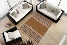 Carica l'immagine nel visualizzatore di Gallery, Kilim Lory tribal 100% Cotone, indiano, fatto a mano 90x60 cm
