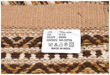 Carica l'immagine nel visualizzatore di Gallery, Kilim Lory tribal 100% Cotone, indiano, fatto a mano 90x60 cm
