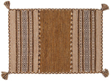 Carica l'immagine nel visualizzatore di Gallery, Kilim Lory tribal 100% Cotone, indiano, fatto a mano 90x60 cm
