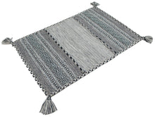 Carica l&#39;immagine nel visualizzatore di Gallery, Kilim Lory tribal 100% Cotone, indiano, fatto a mano 90x60 cm
