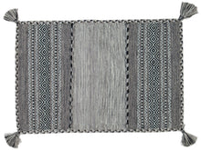 Carica l&#39;immagine nel visualizzatore di Gallery, Kilim Lory tribal 100% Cotone, indiano, fatto a mano 90x60 cm
