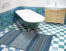 Lade das Bild in den Galerie-Viewer, Kilim Lory tribal 100% Cotone, indiano, fatto a mano 150x90 cm Lavabile in LAVATRICE
