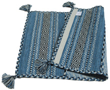 Lade das Bild in den Galerie-Viewer, Kilim Lory tribal 100% Cotone, indiano, fatto a mano 150x90 cm Lavabile in LAVATRICE
