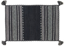 Lade das Bild in den Galerie-Viewer, Kilim Lory tribal 100% Cotone, indiano, fatto a mano 140x70 cm Lavabile in Lavatrice
