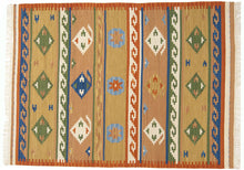 Carica l&#39;immagine nel visualizzatore di Gallery, TEPPICH NEW KILIM 80% WOOL 20% COTTON 110x60 CM  #GalleriaFarah1970
