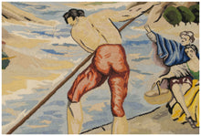 Carica l&#39;immagine nel visualizzatore di Gallery, 205x150  cm Aubusson Arazzo classic figurativ Origine: Francia
